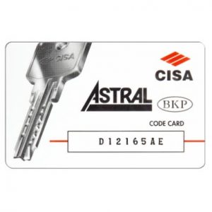 Code Card for Astral S Lock