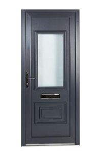 Grey uPVC Front Door