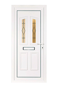 House uPVC Door with Glass Panels