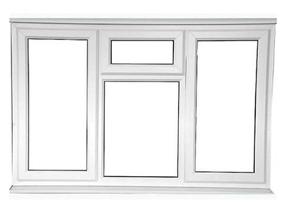 Left and Right Opening uPVC Casement Window with Awning