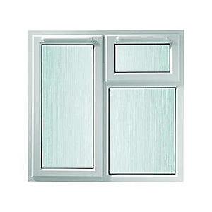 Obscure Glass uPVC Casement Window