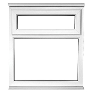 uPVC Casement Window with Top Awning