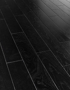 Herringbone Black Oak Real Wood Top Layer Engineered Wood Flooring