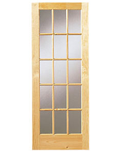 Pine Multi Panel Glazing