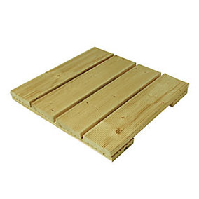 Natural Pine Decking Tile