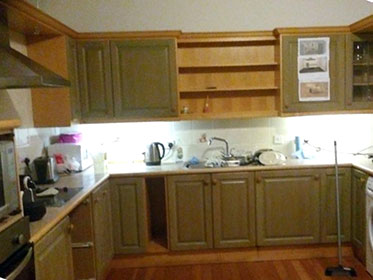 Kitchen worked on by joiner in Edinburgh