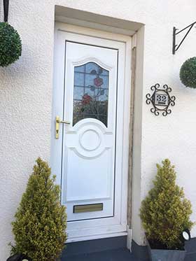 Old uPVC Door in Edinburgh